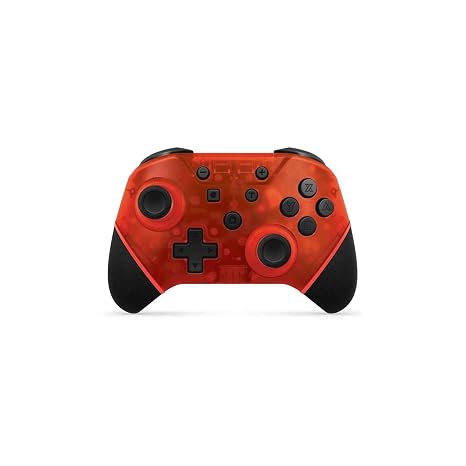 Armor3 Nuchamp Wireless Controller for Nintendo Switch 2/Switch/Lite/OLED | Gaming Gamepad with 4 Remappable Back Buttons, Ergonomic Design & Textured Rubberized Grips-Ruby Red