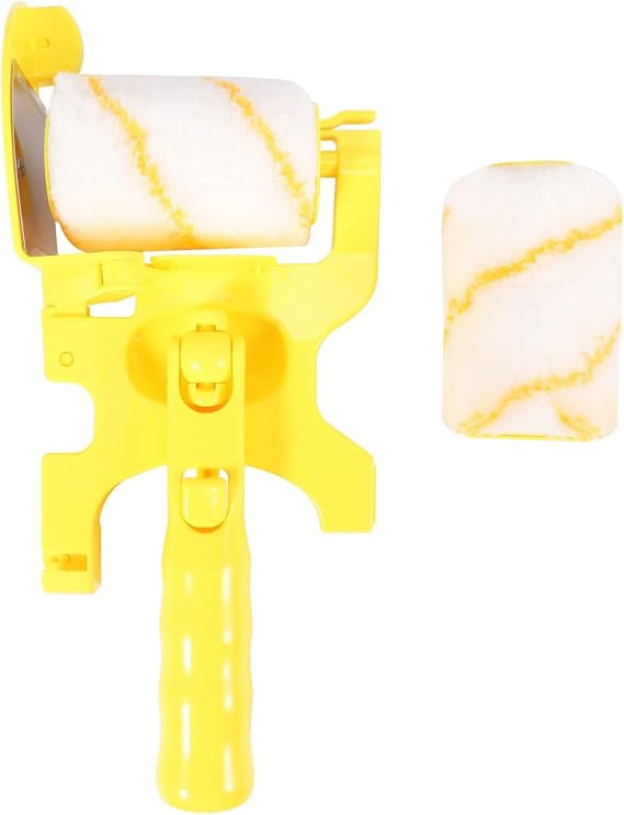 Paint Edger Roller Brush Paint Edger Combo Kit, Clean-Cut Paint Edger Roller Brush, Paint Brushes Safe Tool