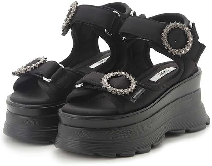 Snidel SWGS251625 Women's Bijou Sneaker Sole Sandals