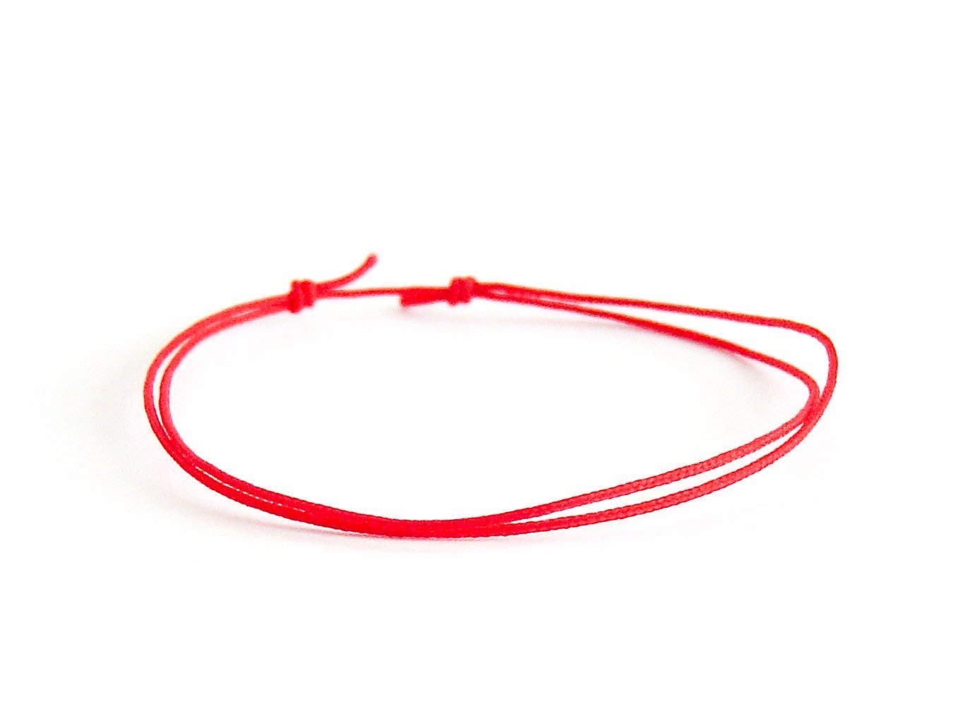Red Bracelet for Protection Lucky String for Men And Women. Adjustable Buddhist or Feng Shui Good Luck Cuff