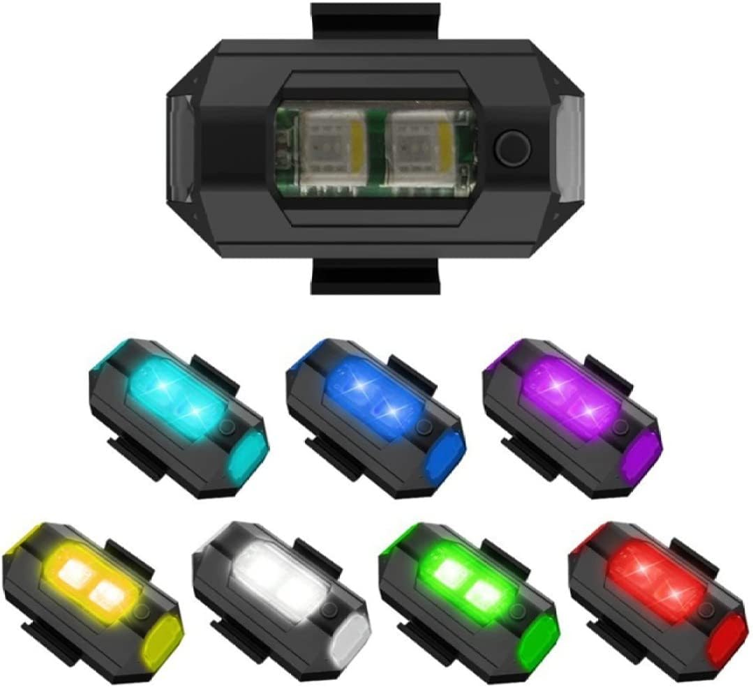Zauss Led Anti Collision Warning Light 7 ColorsDroneCarMotorBicycleCamp