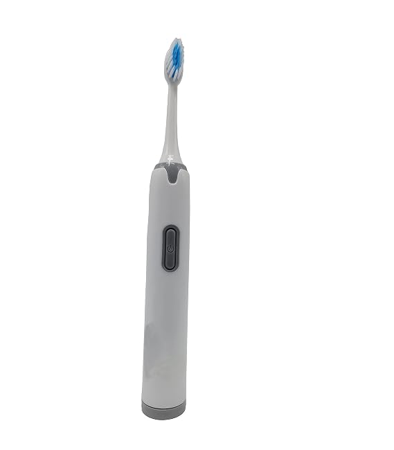 Sonic Electric Toothbrush With Soft Hair And USB Charger cable Or Electric Toothbrush Couple Electric Tooth Brush, Portable Electric Travel Toothbrushes 2 Toothbrush Heads Kits Included (white)