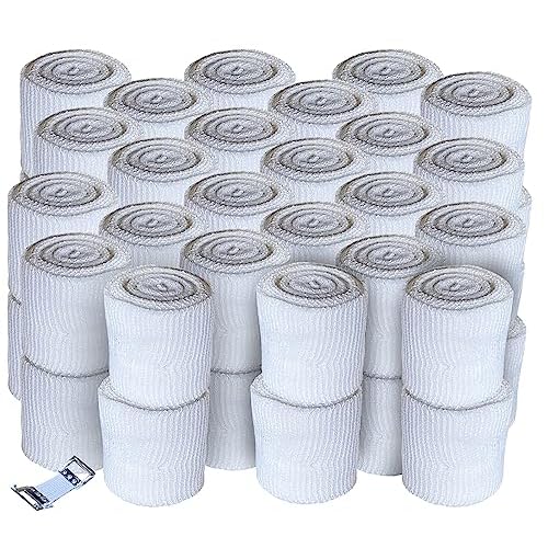 48 Pack Traditional Sport Bandages Sporting Gauze for Box Vendas Deportivas set of Athletic Gauzes for Hand Wraps used in Mexican Boxing Gloves Combat Sports MMA & Martial Arts 2 x 16.5 ft Long