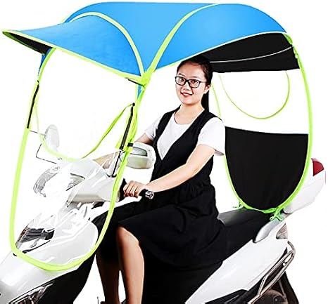 YUANXIN E-bike Carport Awning Canopy Storage Battery Car Motorcycle Rain Shelter Transparent Umbrella Carport