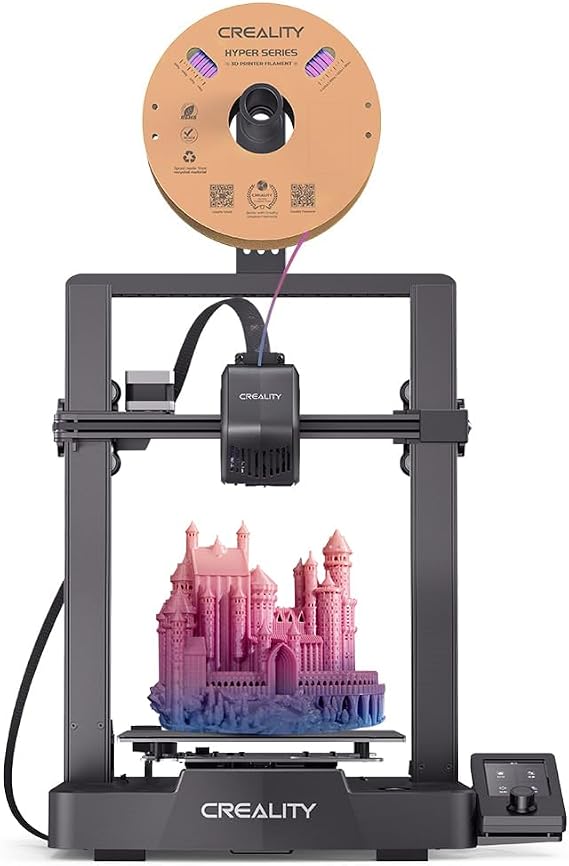 Creality Ender 3 V3 SE 3D Printer 250mm/s Max Printing Speed Upgraded Visual UI Auto Filament Loading and Unloading, Sprite Direct Extruder CR Touch Auto Leveling Dual Z-axis 8.66x8.66x9.84 inch