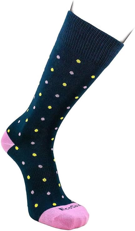 Ecosox Polka Dots Dress Socks Viscose made from Bamboo 1 or 3 Pack