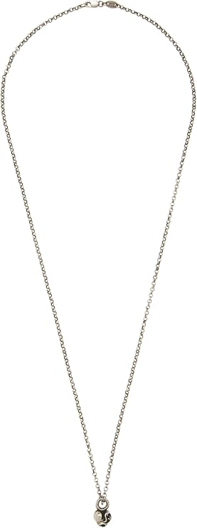 Pre-loved Sterling Silver Heart Stack Necklace, Silver