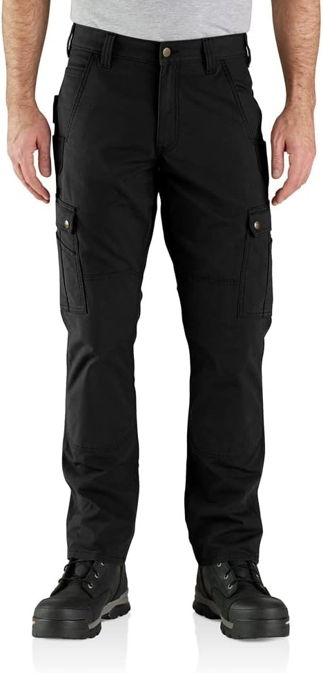 Carhartt Herren Rugged Flex Relaxed Fit Ripstop Cargo Fleece-Lined Work Casual Pants