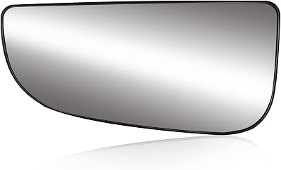68067731AA Driver Left Side Lower Mirror Glass Replacement For 2009-2020 Dodge Ram 1500 2500 3500 4500 5500 Rearview Convex Mirror - Towing Mirrors with Rear Holder