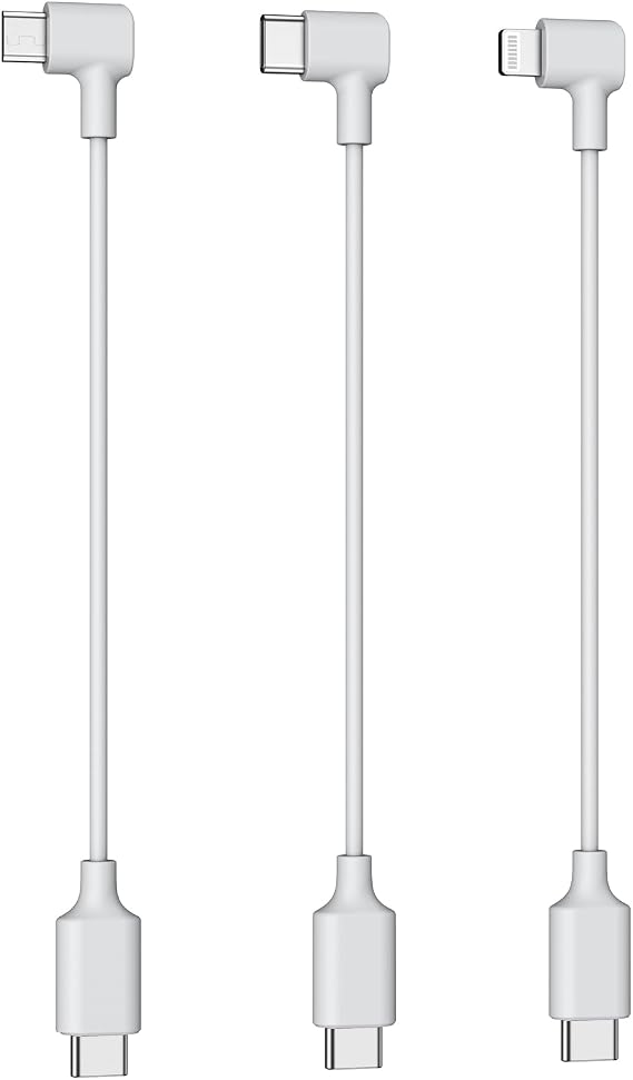 Potensic USB OTG Cable 3Pcs Set, Micro/Type C/Lightning Port, for Atom, Atom SE, Atom LT