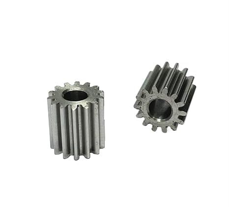 High Precision Motor Spur Gear 2pcs 0.6M 14T 4mm Metal Gear DIY Model Geared Motor Spindle