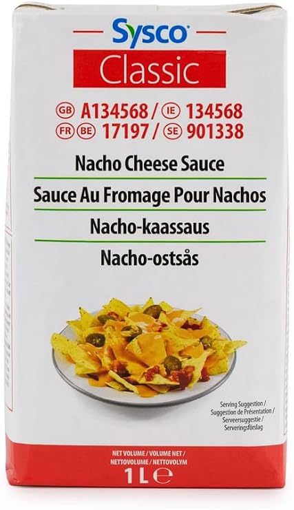 Sysco Classic Nacho Cheese Sauce 1 Litre