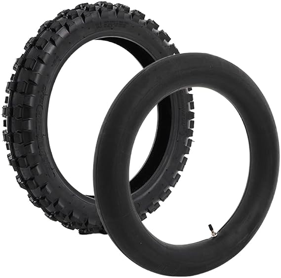 90/100-16 Dirt Bike Tire and Tube Rear, 90/100-16 Rear Tire, Hard Terrain Knobby Off-Road Dirt Bike Tire For Off-road Motorcycles And Bicycles Mit Off-road