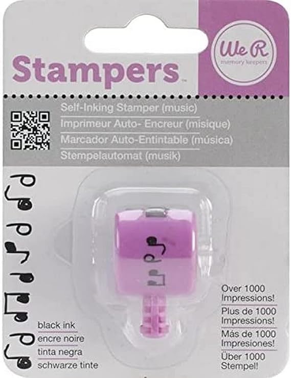 We R Memory Keepers Music Doodle Stamper for Scrapbooking