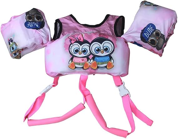 JKSPORTS Baby Floats for Pool,Kids Life Jacket from 30 to 60lbs, Compatible 30-50 Pounds Toddler, Swim Vest with Arm Wings for Boys and Girls