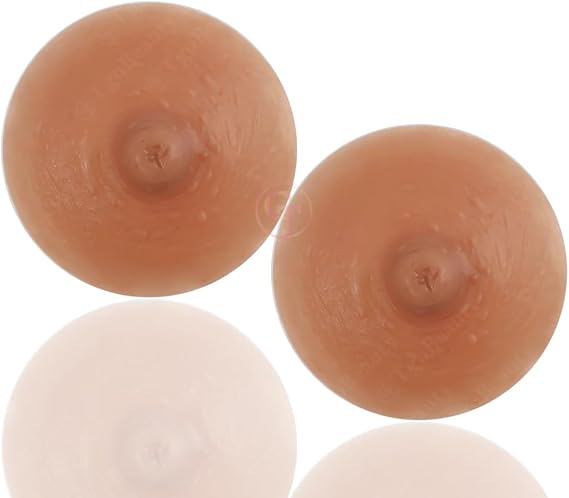 1 Pair Adhesive Silicone Nipples Diameter 8cm Reusable Attachable Nipple Covers