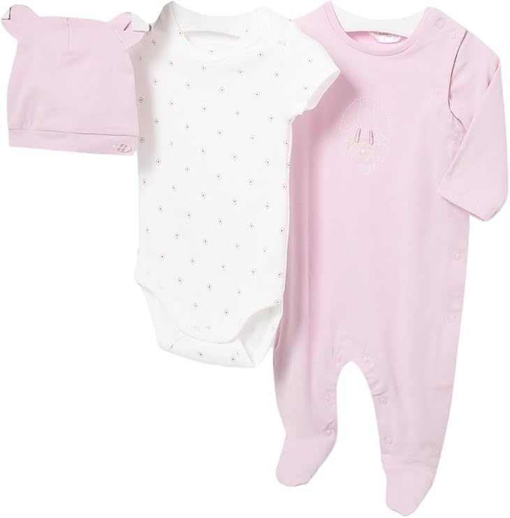 Mayoral Bodysuit w/hat set for Baby-Girls Baby Rose