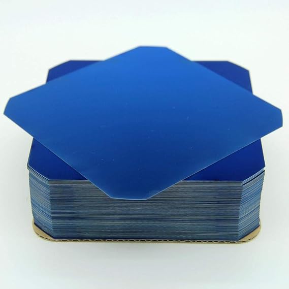 Sunpower New Solar Cell Flexible Mono Solar Wafer Monocrystalline Cells Tabbing for DIY Solar Panel High Efficiency 3.4W C60 5x5 Safe Packing (30)