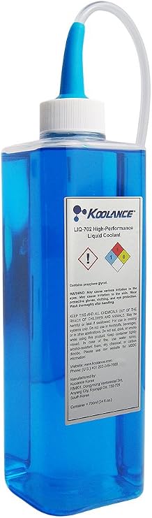 LIQ-702BU-B 702 Liquid Coolant, High-Performance, UV Blue, 700ml (24 fl oz)