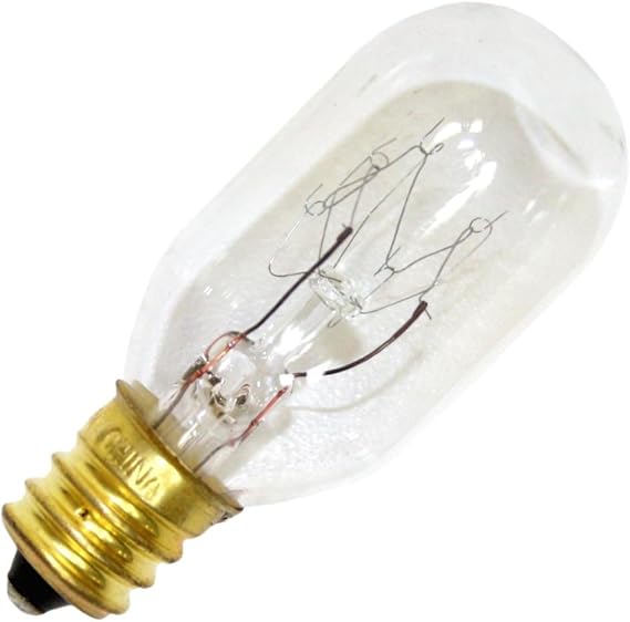 GE Appliance Light Bulb (15 Watt), 100 Lumen, T7 Bulb with Candelabra Light Bulb Base, 1-Pack, GE Oven Light Bulbs