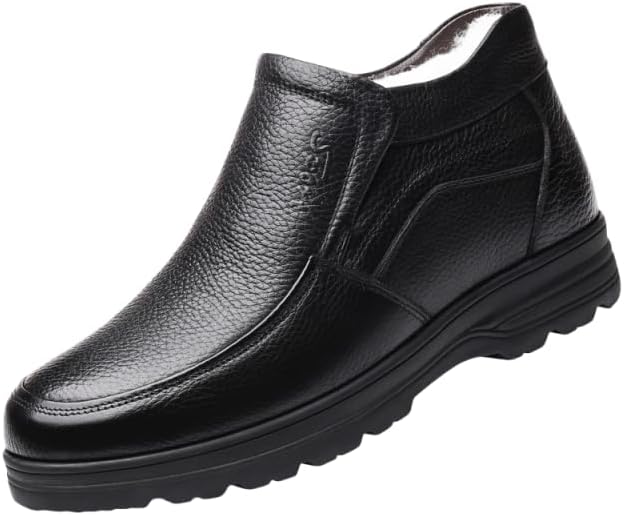 Winter outdoor light warm hiking shoes, plus velvet and thickened men's high top snow boots