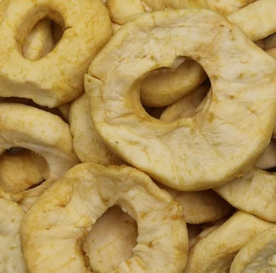 Dried Apple Rings 500g | Soft & Sweet Apple Snack | Ideal for Baking, Snacking & Cereals | Packed in the UK