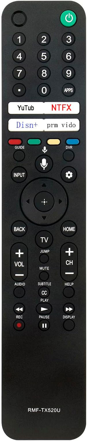 RMF-TX520U MG3-TX520U Voice Replace Remote Control fit for Sony Smart TV