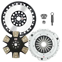 ClutchMaxPRO Performance Stage 5 Clutch Kit with Chromoly Flywheel Compatible with 1999 2000 2001 Mustang SVT Cobra Mustang GT 2003 2004 Mach 1 4.6L V8 (CP07242HDDLSF-ST5)