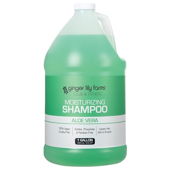 Ginger Lily Farms Club & Fitness Shampoo, 128oz, Aloe Vera