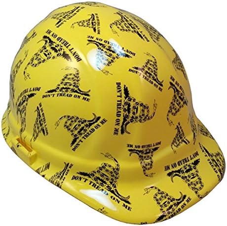 Cap Style Hydro Dipped Patriotic Hard Hats with 6 Point Ratchet Suspension