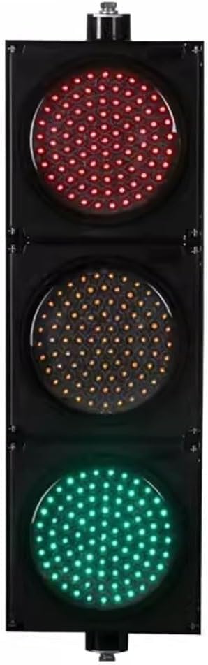 200mm LED Traffic Signal Light, 3 Lights Parking Light, for Toll Stations, Car Washes, Shopping Centres, Industrial Indicator Light,PC Housing, Outdoor Waterproof(Vehicle Lights+Remote)