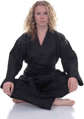 Tiger Claw 7.5 Oz V-Neck Tae Kwon Do TKD Uniform - Black, Red, Blue