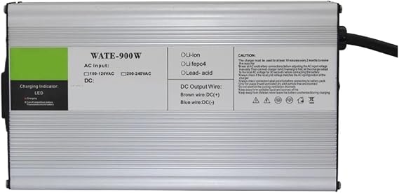 Charger Aluminum Lithium Ion Battery 67.2V 10A Charger 60V Li-ion Battery Smarts Charger Used for 16S 60V Lithium Battery Input 220V Aluminum case(3P XLR,A.U)