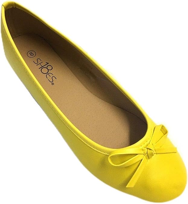 Shoes 18 Womens Ballerina Ballet Flats Shoe with Bow