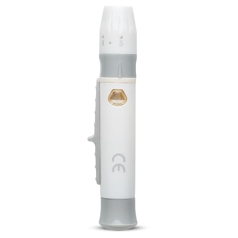 One Step Lancing Device Five Comfort Settings, Suitable for Diabetics, Fits Most Universal Lancets