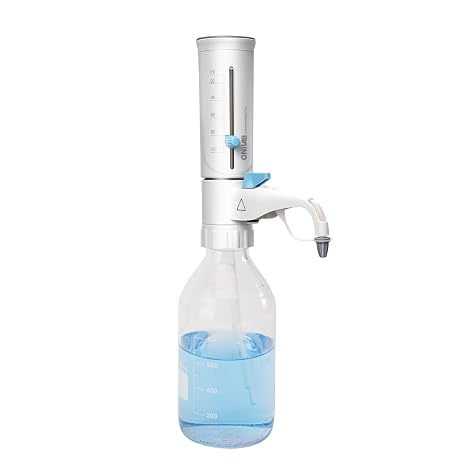 ONiLAB Bottle Top Dispenser with 1L Round Media Storage Bottle(2.5-25ml)