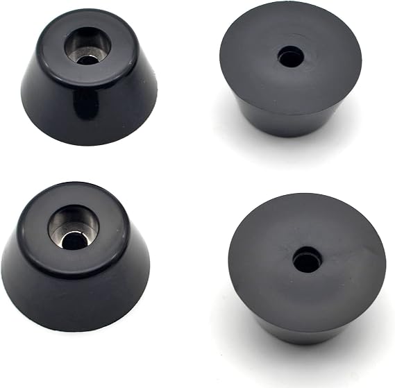 2 Inch Heavy Duty Rubber Feet for Machinery Equipment Bumper Anti Vibration Non Slip Furniture Feet Pads Pack of 4