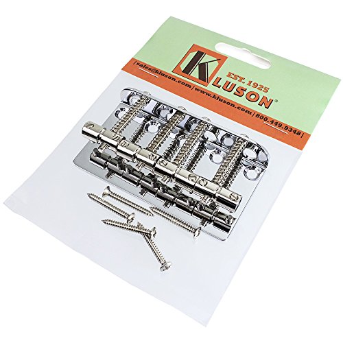 Kluson Vintage 70s Bass Bridge for Fender JazzPrecision, Chrome
