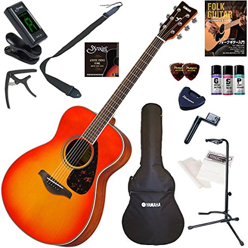 Yamaha FS820AB Autumn Burst Introduction to Acoustic Guitar Set Upgraded 15-Piece Set