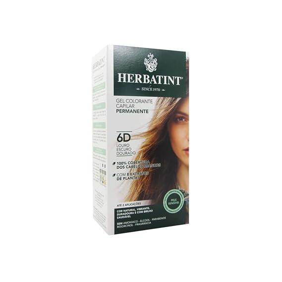 Herbatint Hair Dye 6D Dark Golden Blonde