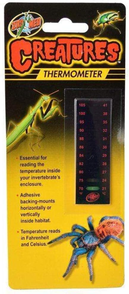 Zoo Med Creatures Thermometer, Black