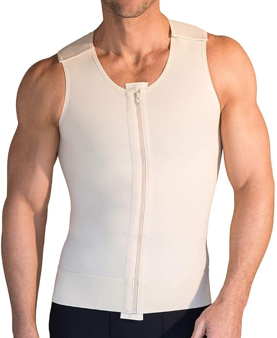 MARENA MV Stage 1 Mens Adjustable Sleeveless Compression Vest Post-Surgery Support Garment