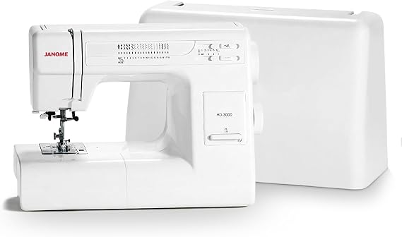 Janome HD3000 Heavy-Duty Sewing Machine with 18 Built-in Stitches + Hard Case