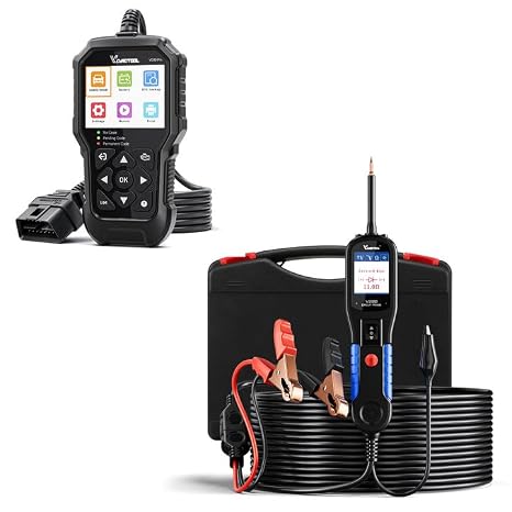 V200 Automotive Circuit Probe Tester, 12V 24V Car Power Circuit Probe Kit with VD30 Pro OBD2 Scanner Diagnostic Tool