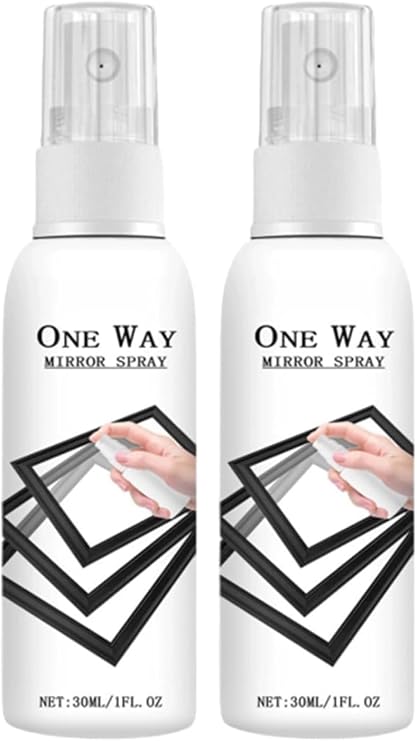 Infrared Blocking Spray, Clear Infrared Blocking Sprays, Reflective Window Spray | One-Way Mirror Privacy Shield For Home & Car, Multi Functional Protective Coating Agent for Windows (2PCS)