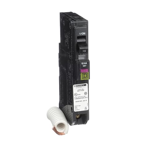 Square D by Schneider Electric Square D - QO115DFC 15 Amp Single-Pole Dual Function (CAFCI and GFCI) Circuit Breaker