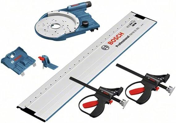 Bosch Professional 1600A001T8 FSN OFA 32 KIT 800 System package guide rail with hole pattern guide rail adapter 2 clamp clamps additional adapter