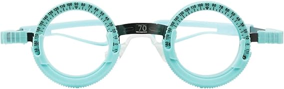 Optical Optic Trial Lens Frame Optical Trial Lens Frame, Adjustable Eyewear Optometry Frame Test Lens Frame PD50,52,54,56,58,60,62,64,66,68,70,72,Eyeglasses Accessories(Size:60MM)