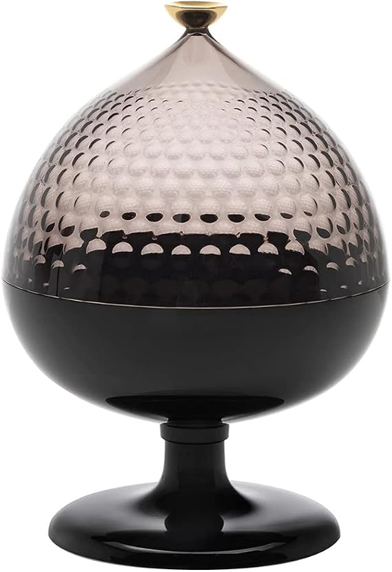 Kartell Pumo Container/Kernstück Fumé und Schwarz