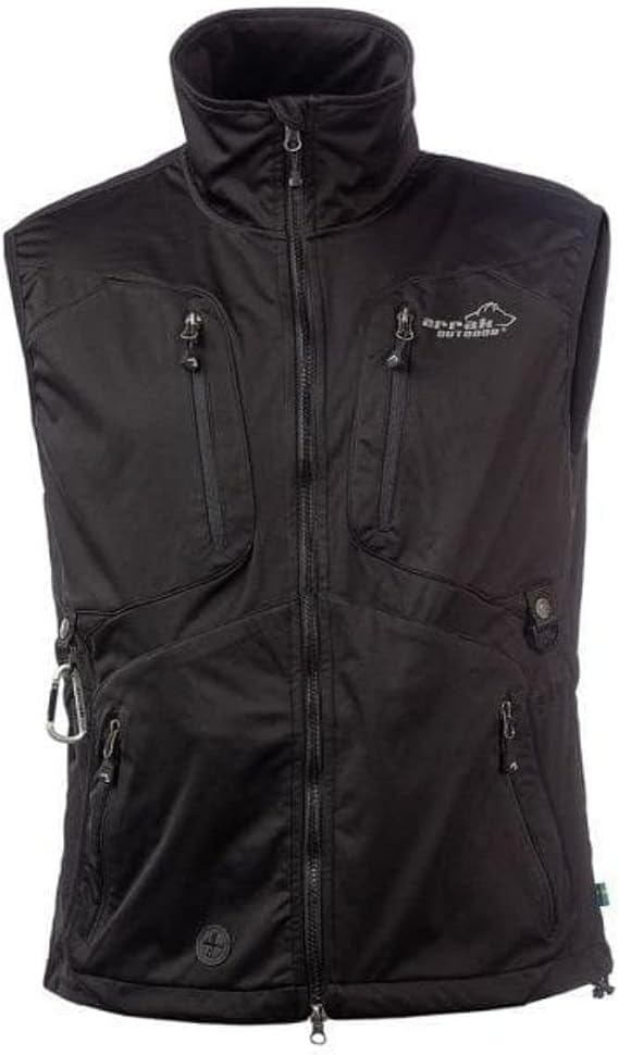 ARRAK OUTDOOR Acadia Men's Softshell Vest For Dog Owners, Handlers, Trainers 7 Pockets Rugged & Practical